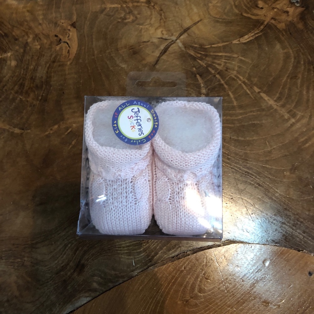 Light Pink crotchet Baby Booties